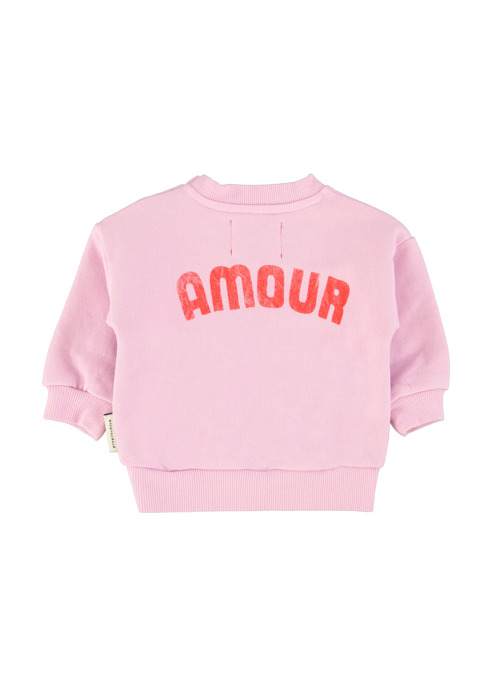 Piupiuchick Sweatshirt | Lilac w/ red heart print - Piupiuchick