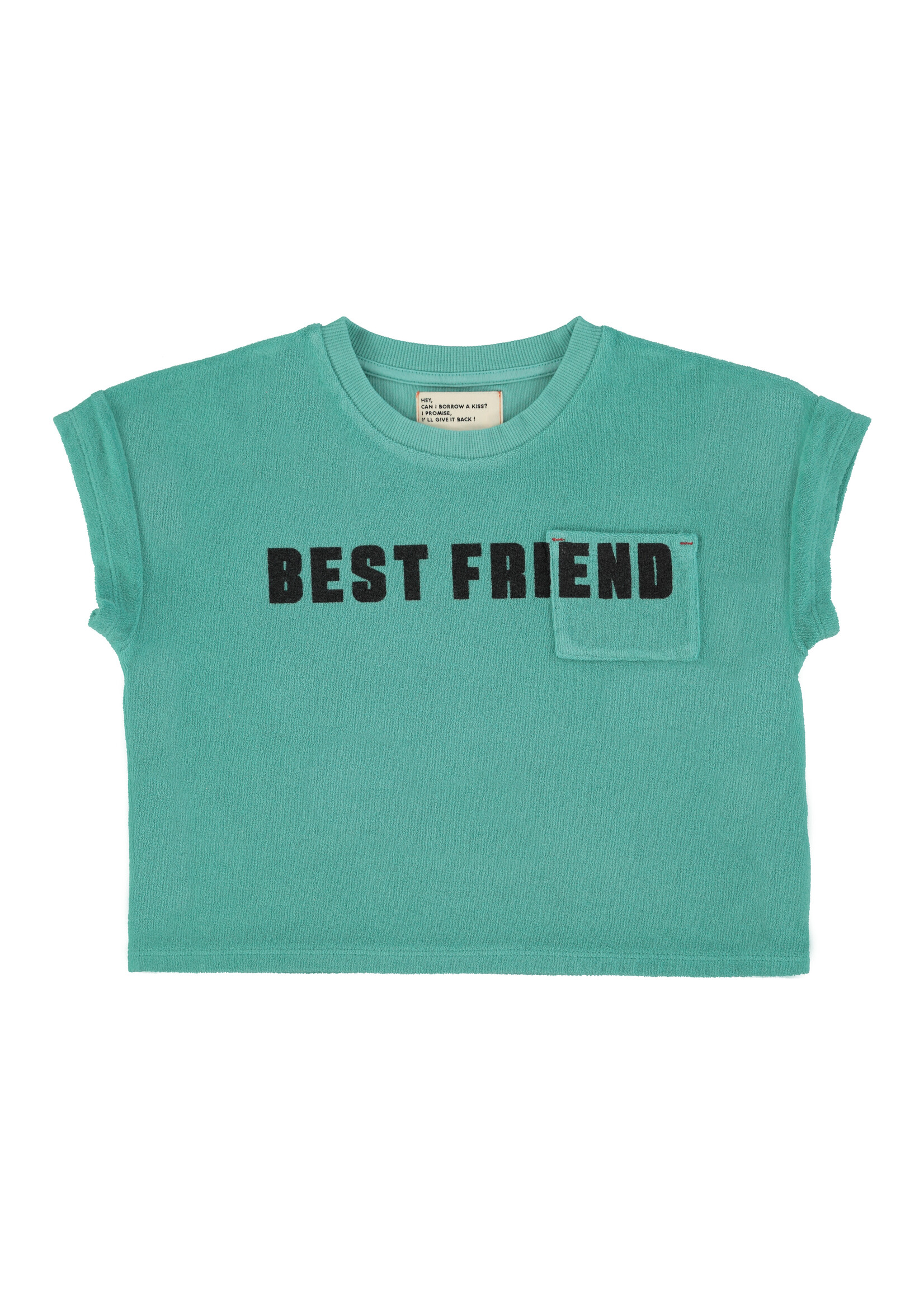Piupiuchick T’shirt | Turquoise  w/ best friend print - Piupiuchick