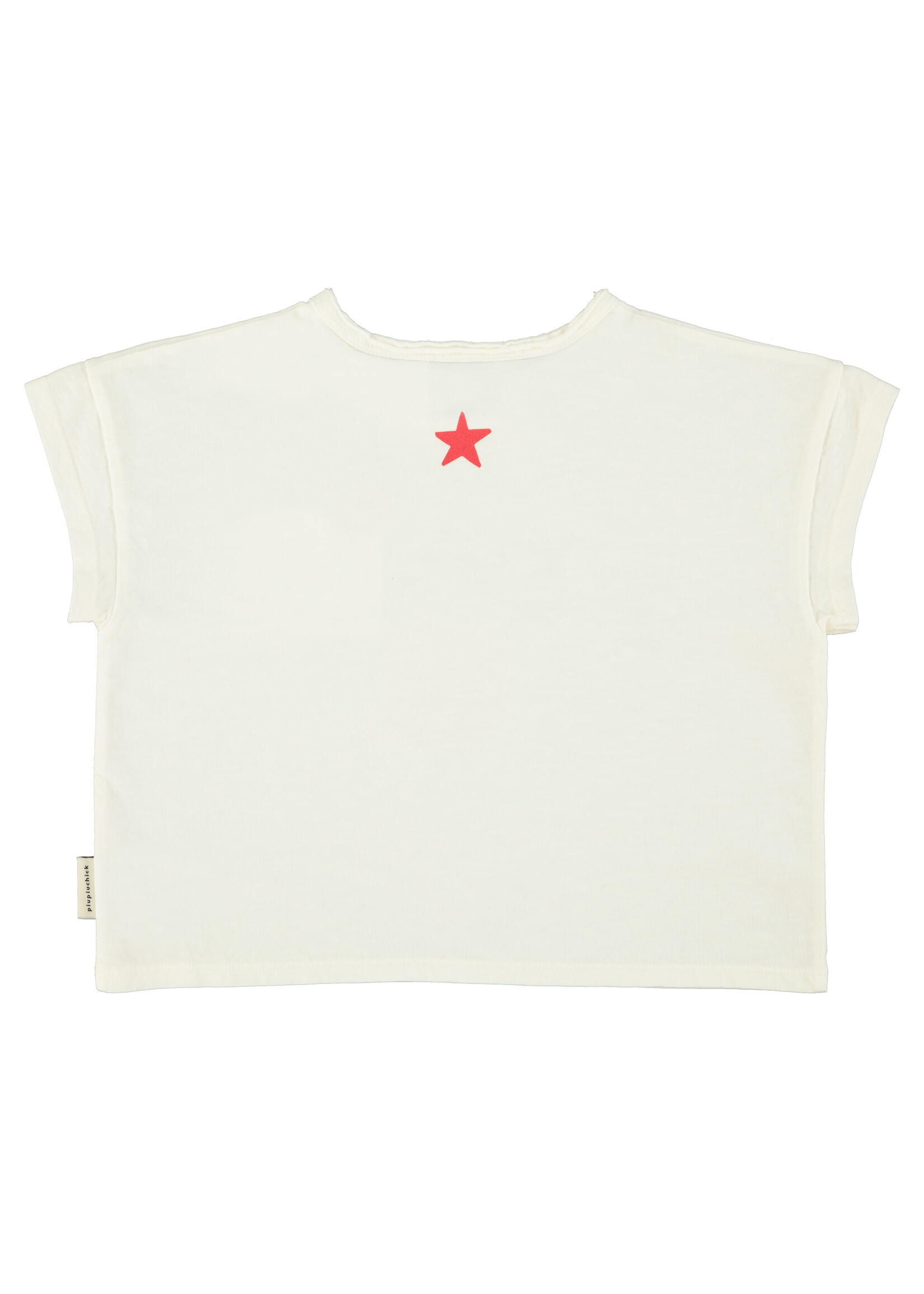 Piupiuchick T’shirt | Light ecru w/ peace print - Piupiuchick