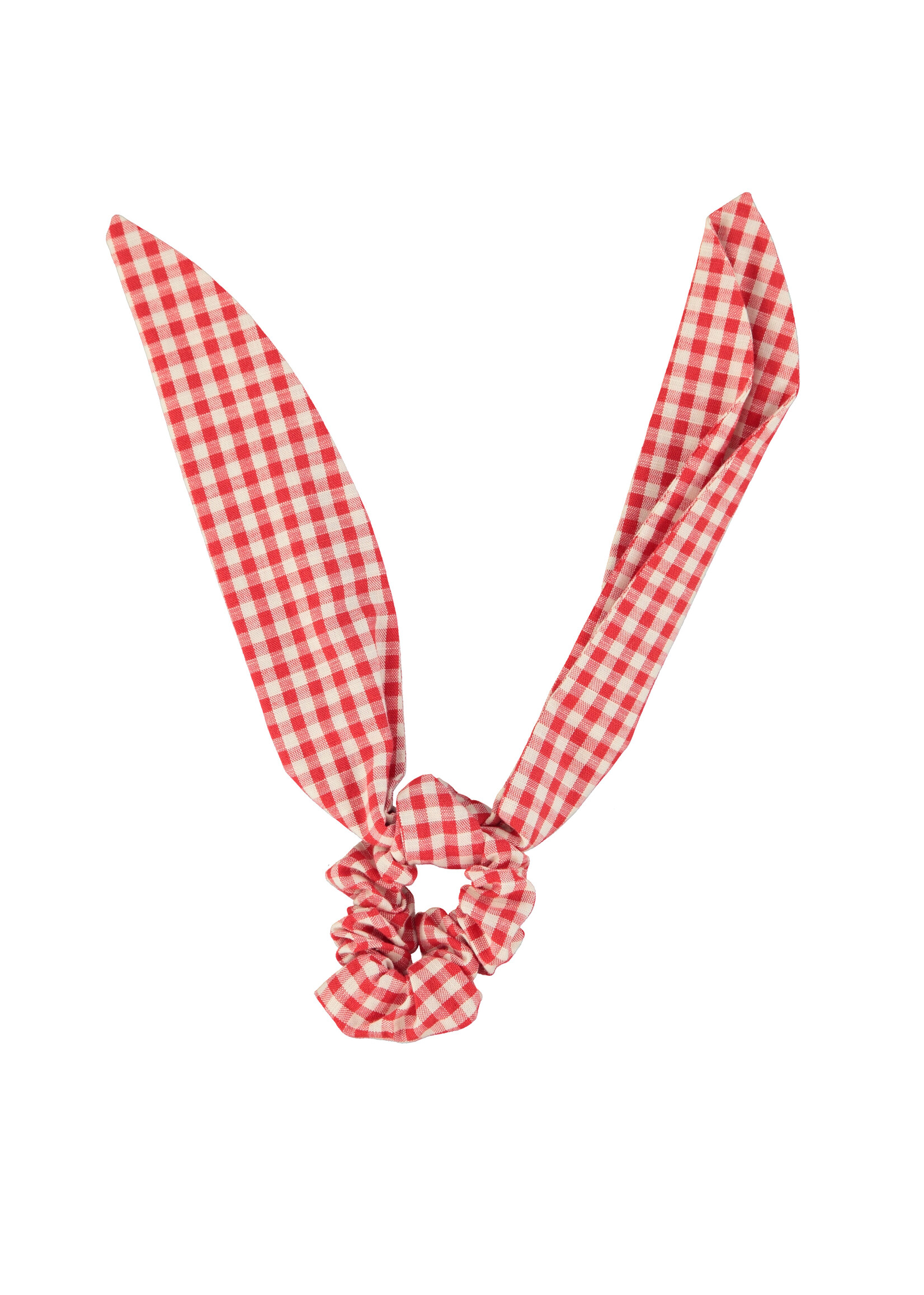 Piupiuchick Scrunchie | Red & Ecru checkered - Piupiuchick
