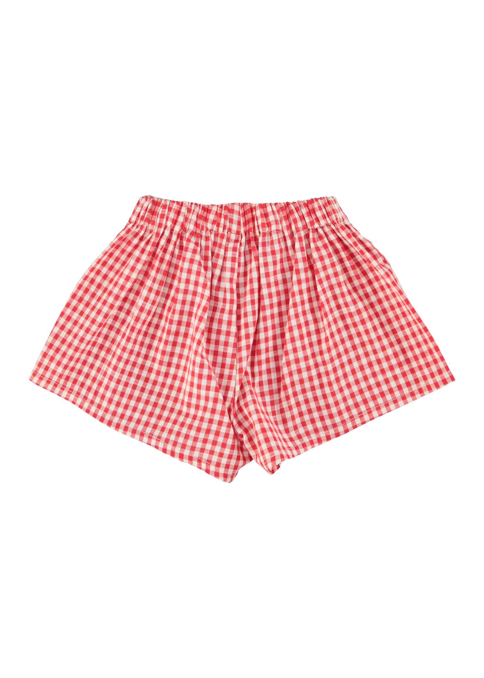 Piupiuchick Shorts | Red & Ecru checkered - Piupiuchick