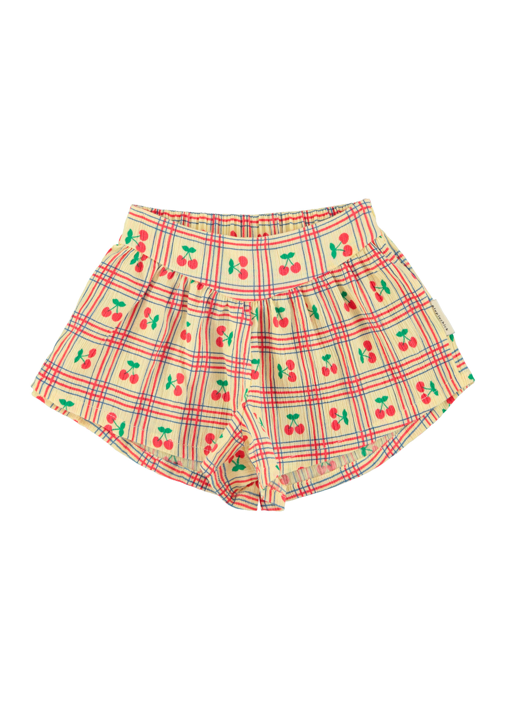 Piupiuchick Shorts | Light yellow w/ cherries - Piupiuchick