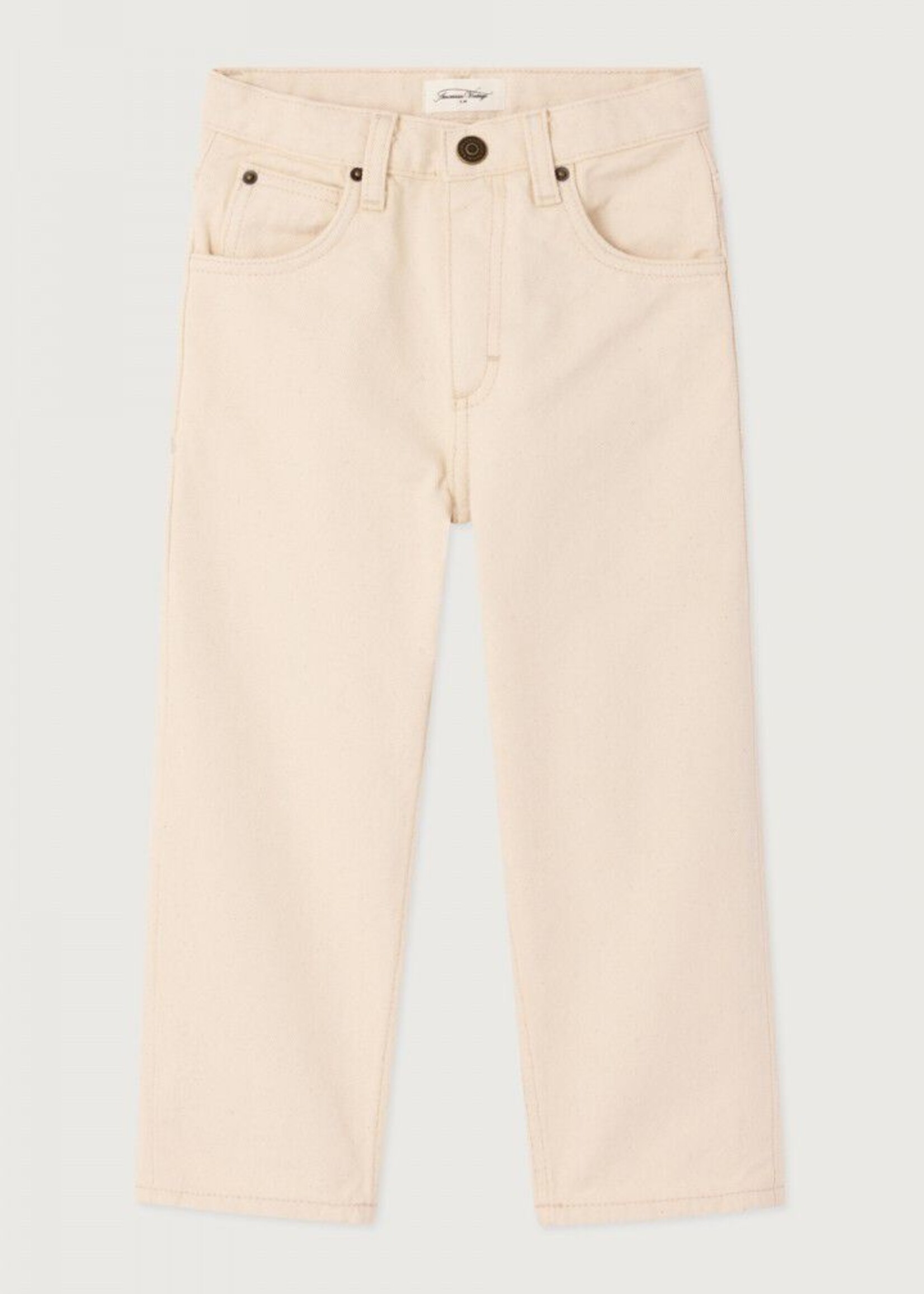 American Vintage 5 poches le droit Ecru - American Vintage