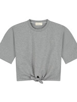 Charlie Petite Esmee Tshirt | Grey melange maat 152 - Charlie Petite