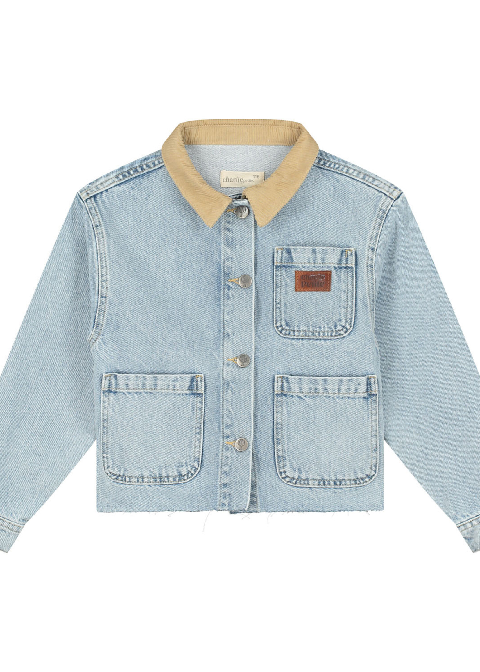 Charlie Petite Pierre Jacket | Snow blue - Charlie Petite