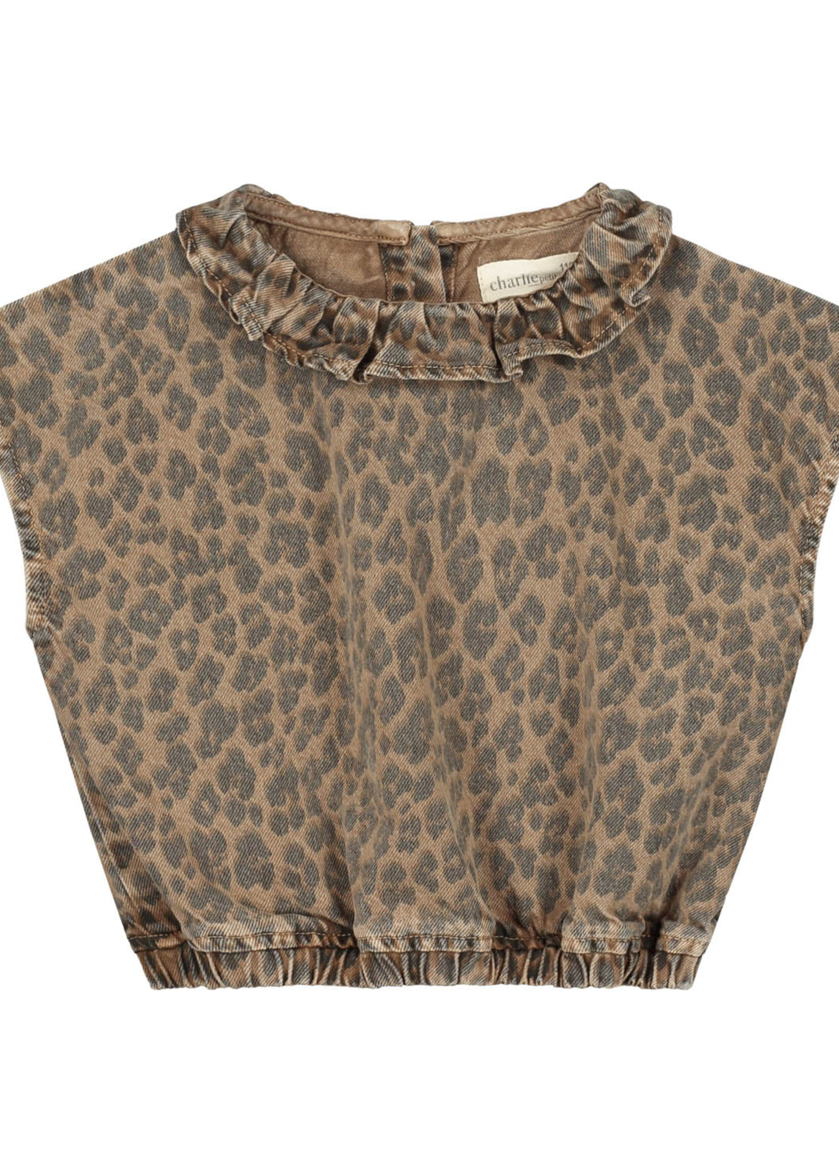 Charlie Petite Paige Top | Tiger print - Charlie Petite