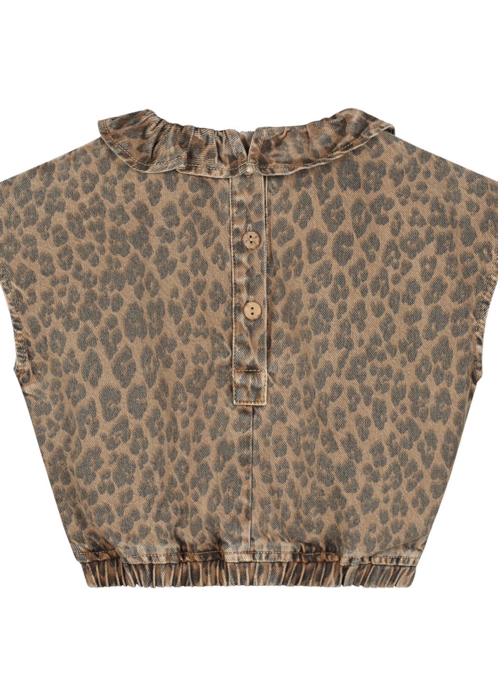 Charlie Petite Paige Top | Tiger print - Charlie Petite