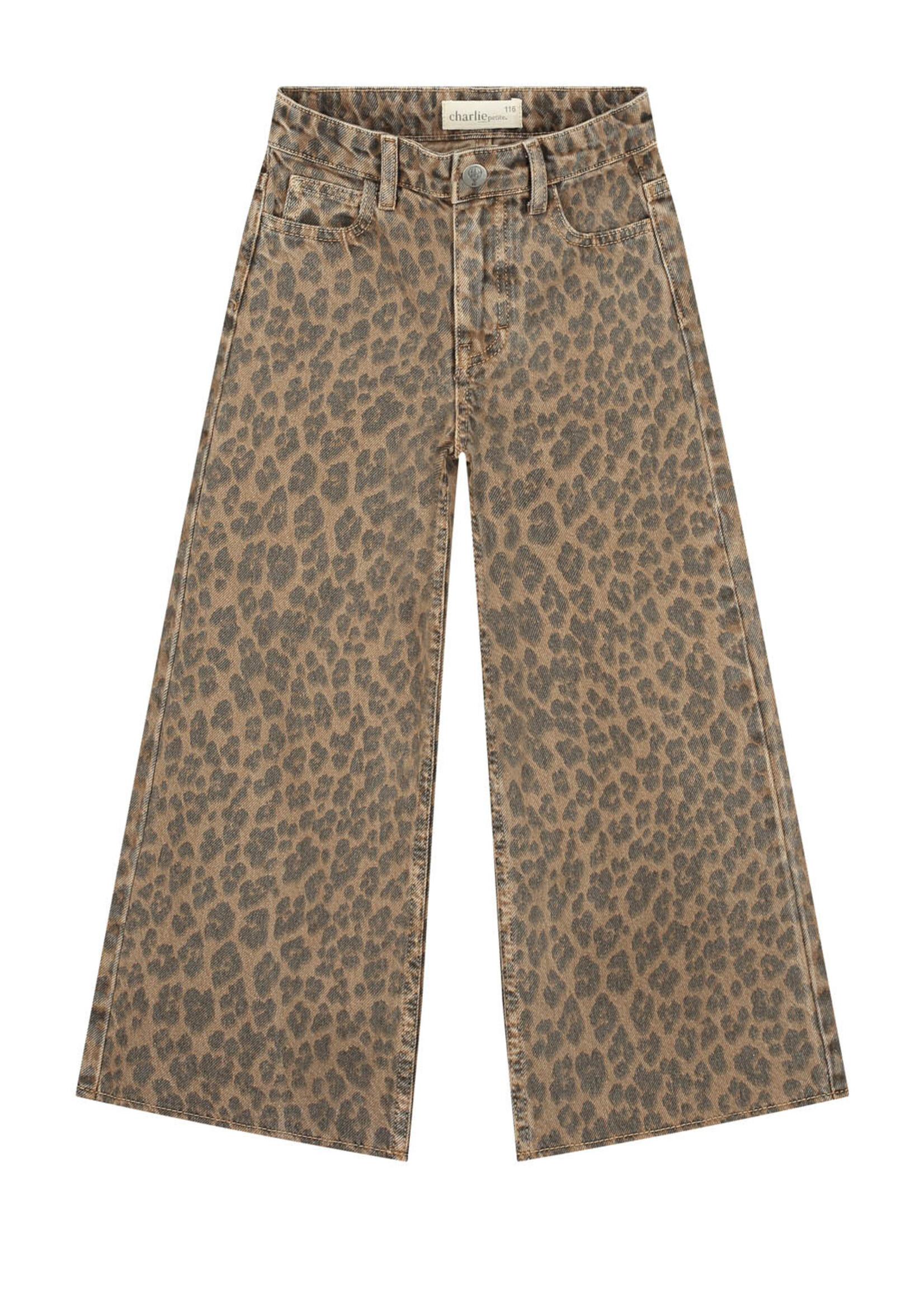 Charlie Petite Isae Jeans | Tiger print - Charlie Petite