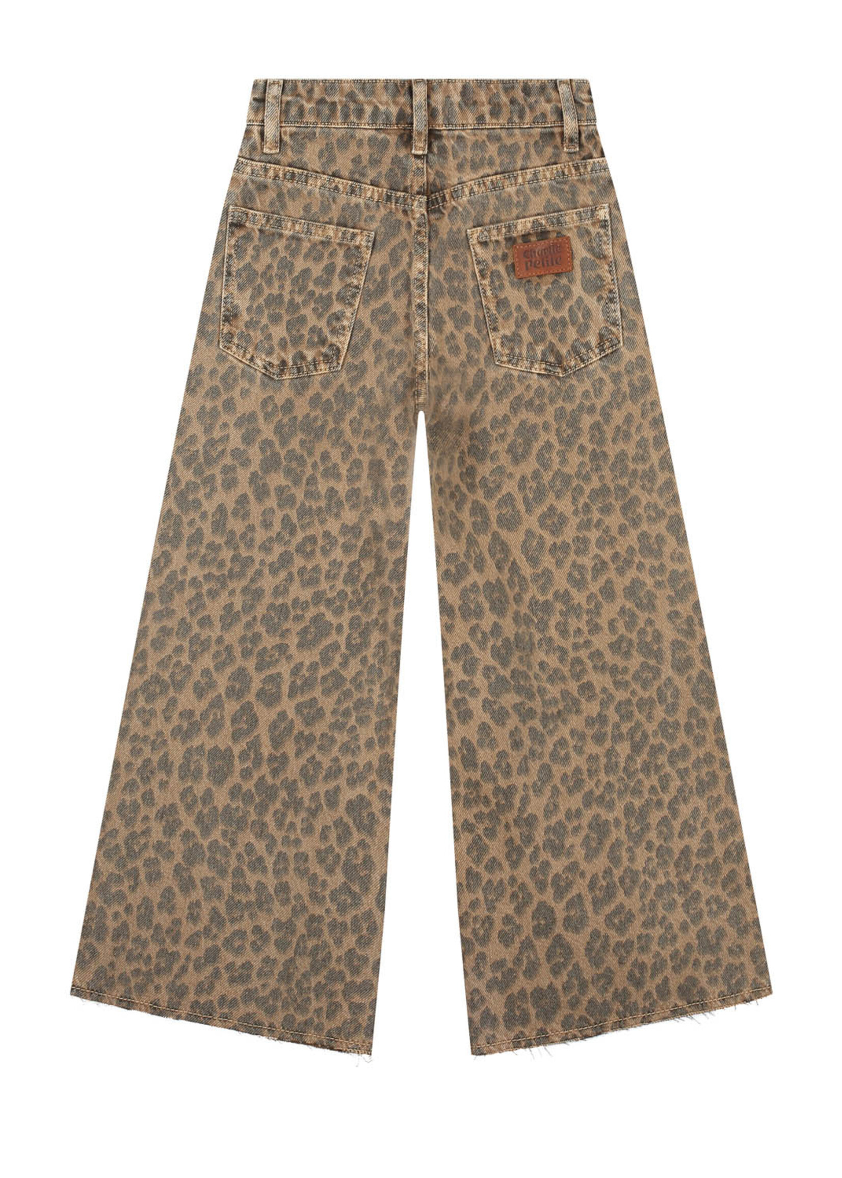 Charlie Petite Isae Jeans | Tiger print - Charlie Petite