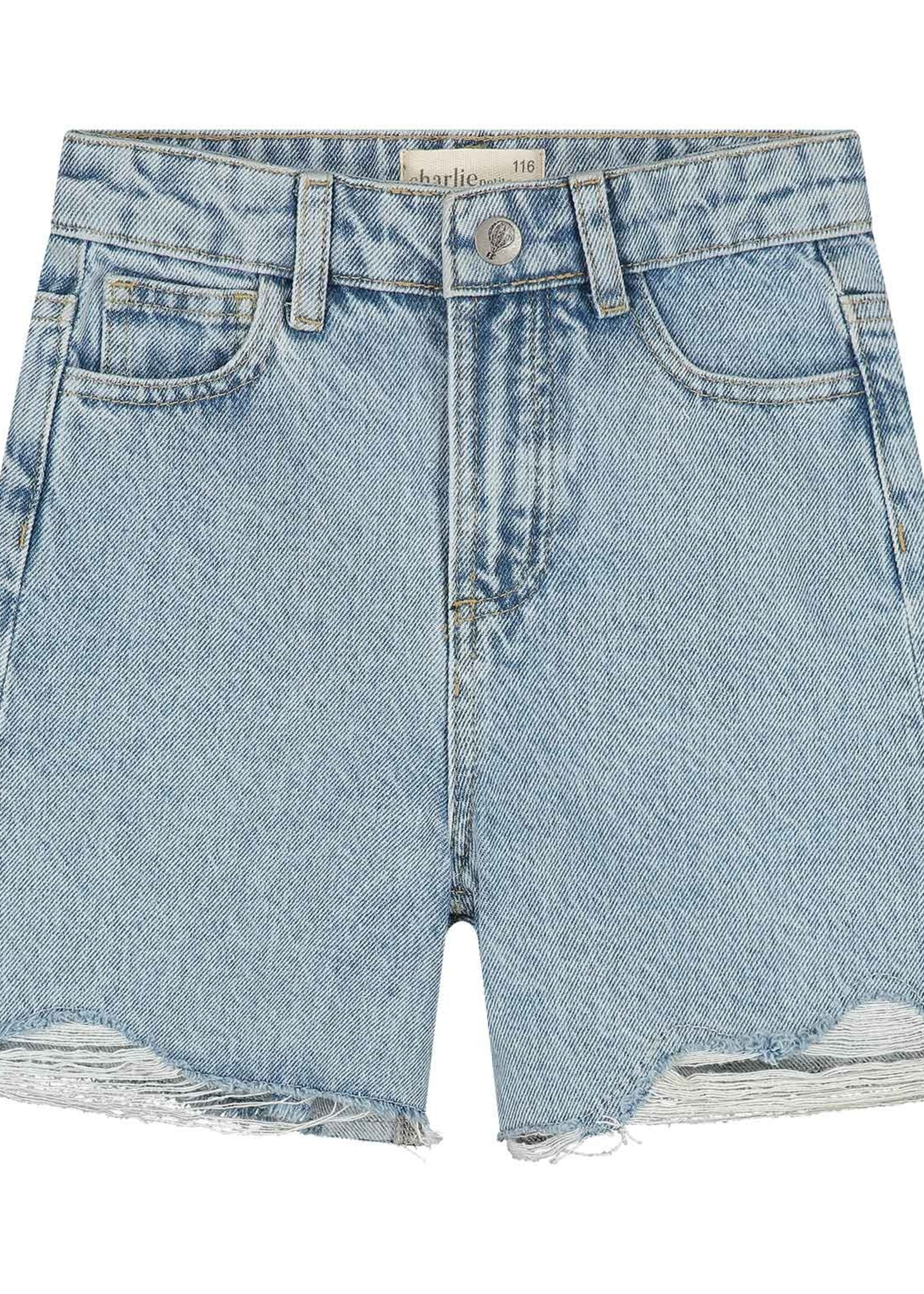 Charlie Petite Isae Bermuda | Light snow wash - Charlie Petite