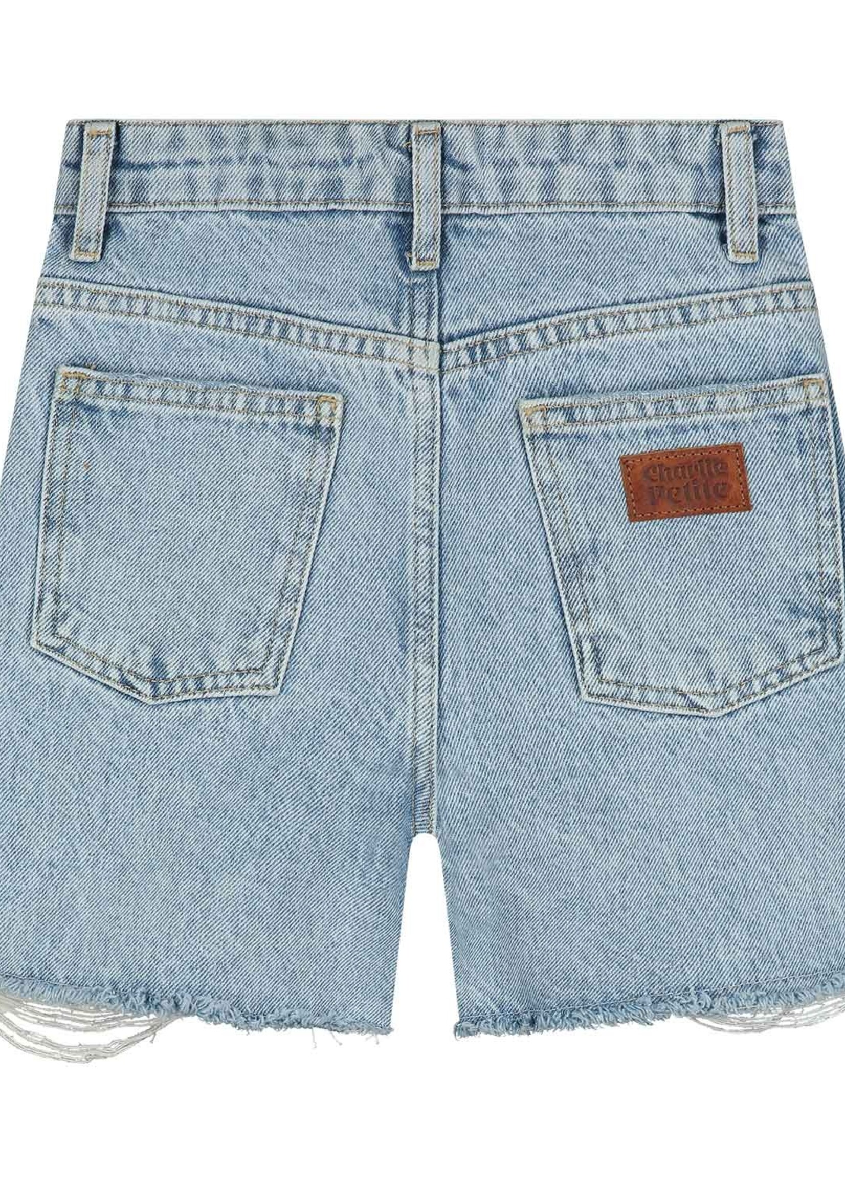 Charlie Petite Isae Bermuda | Light snow wash - Charlie Petite