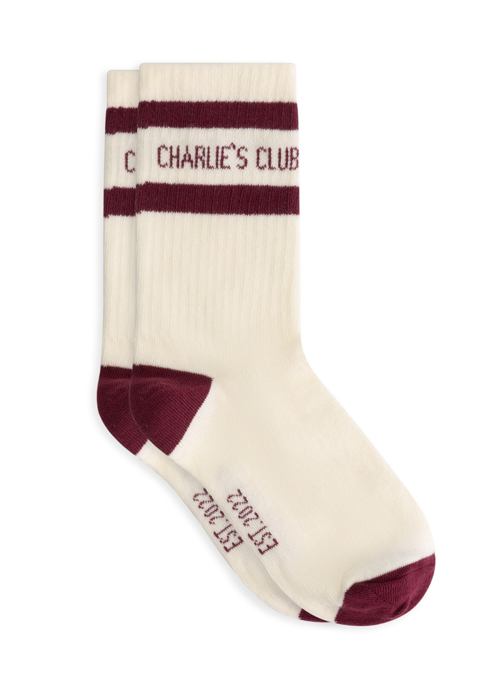 Charlie Petite Luca Socks | Bordeaux - Charlie Petite
