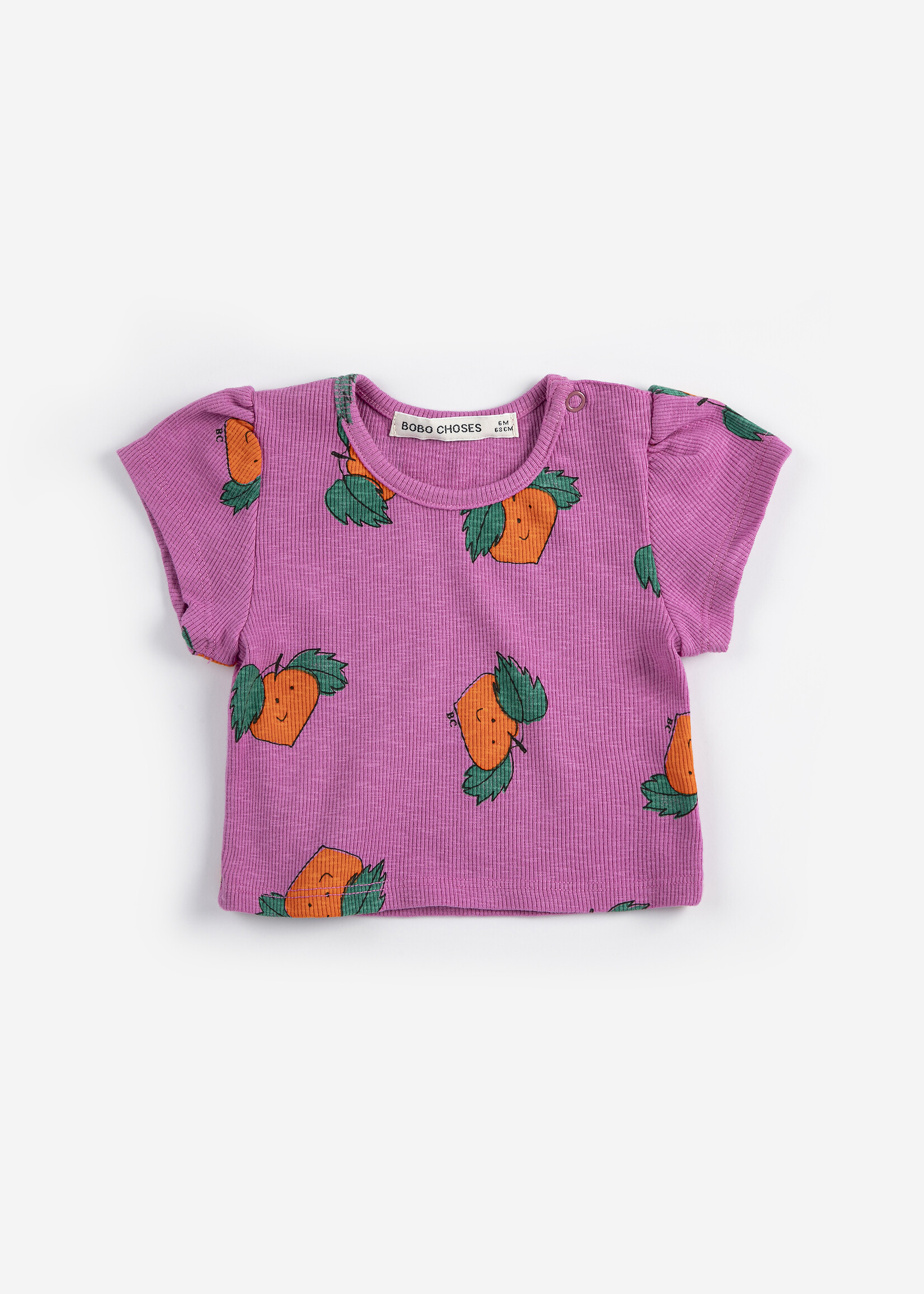 Bobo Choses Tangerine all over tshirt - Bobo Choses