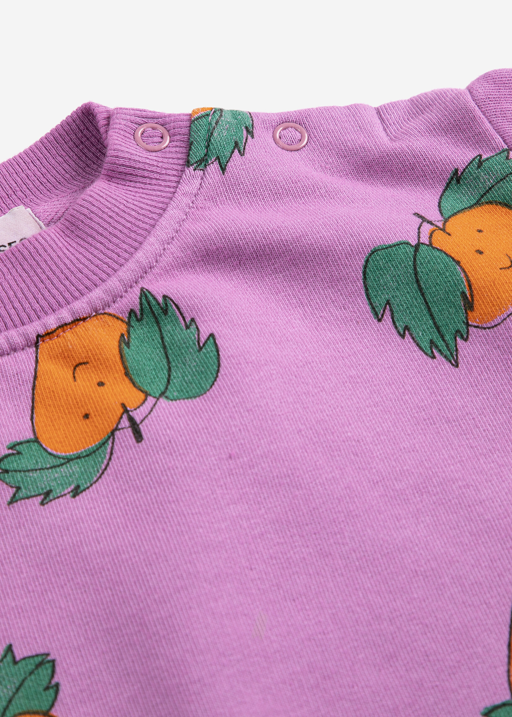 Bobo Choses Tangerine all over  sweatshirt  - Bobo Choses