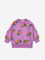 Bobo Choses Tangerine all over  sweatshirt  - Bobo Choses