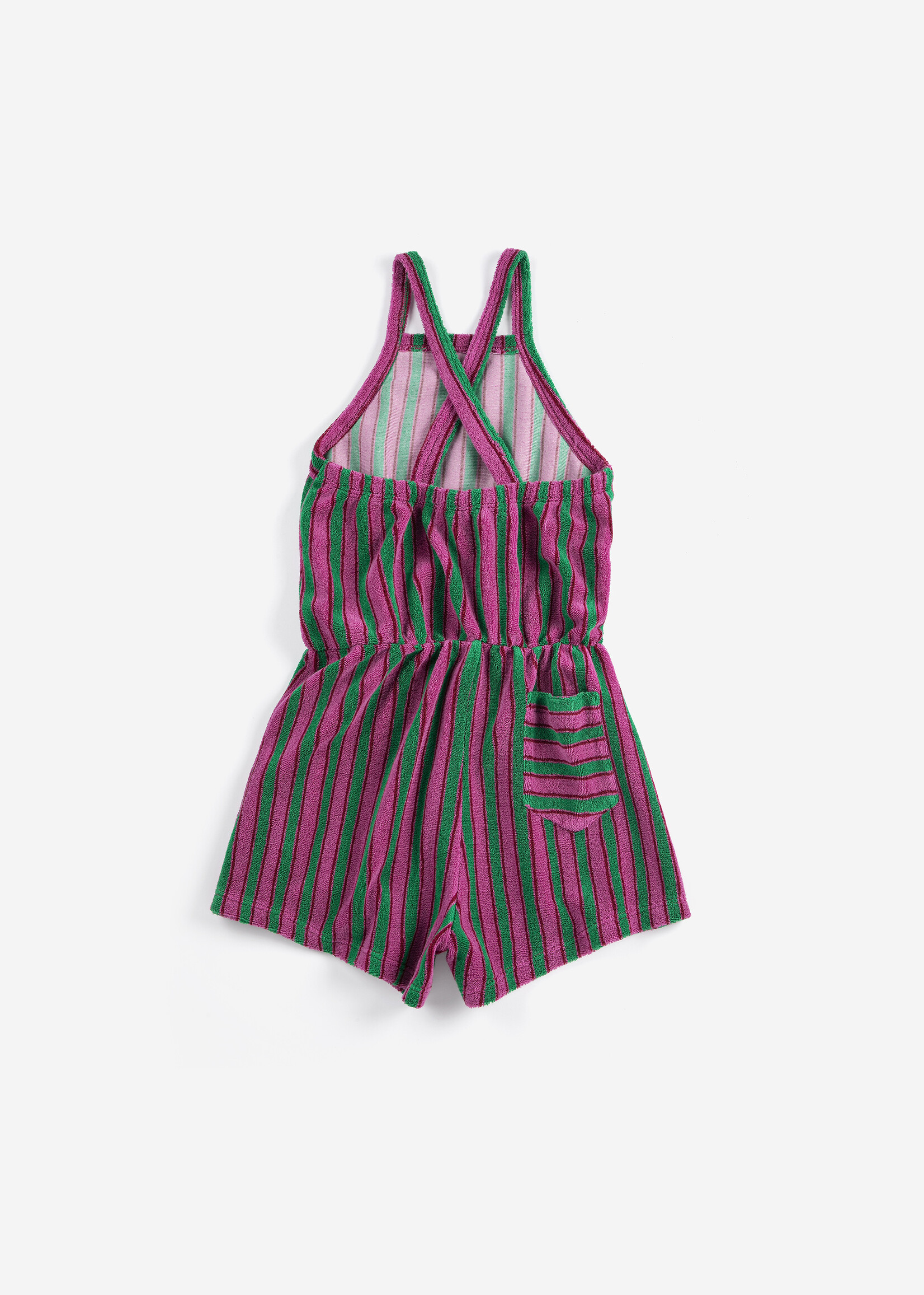 Bobo Choses Striped terry cloth playsuit - Bobo Choses