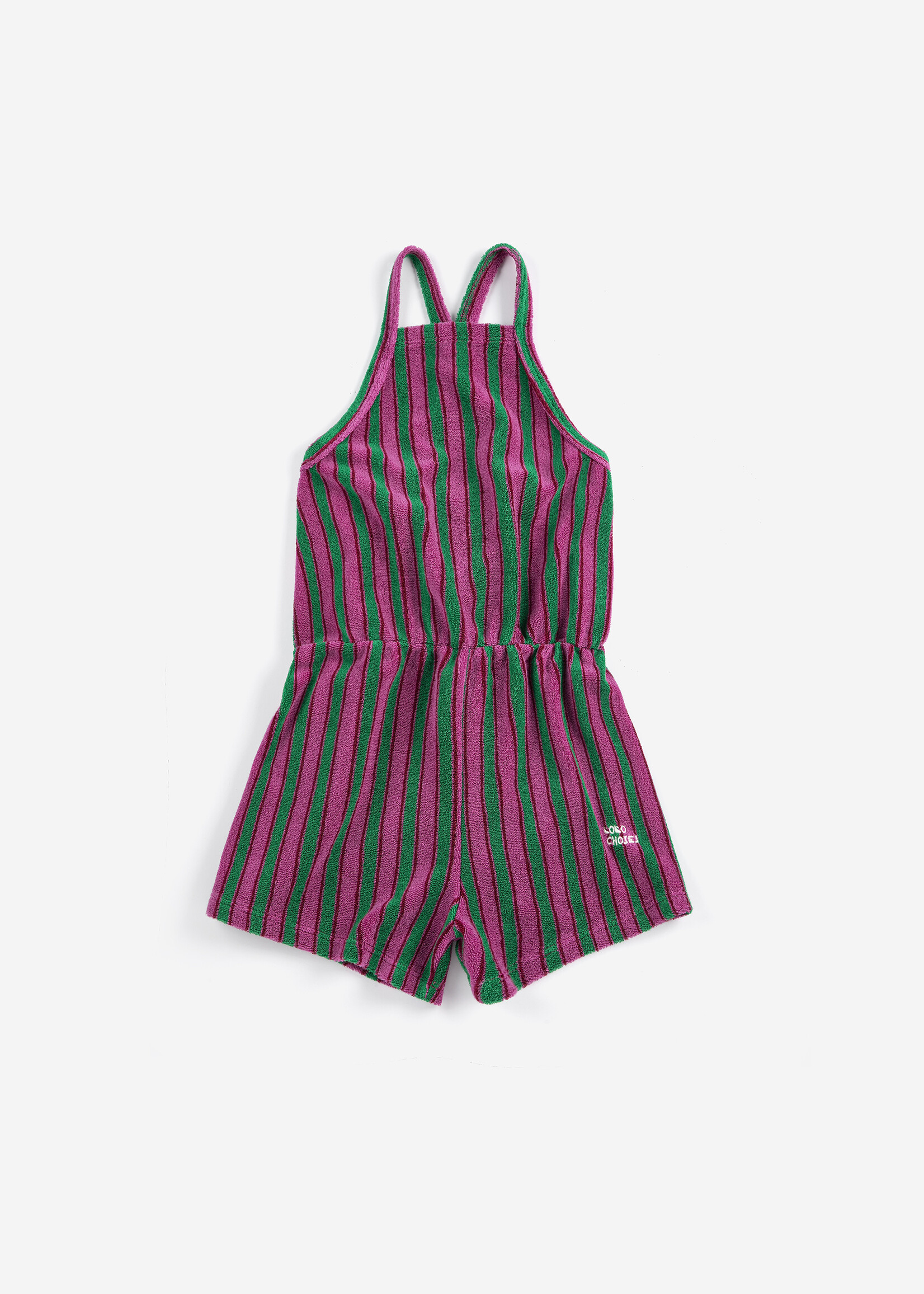 Bobo Choses Striped terry cloth playsuit - Bobo Choses