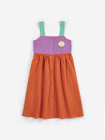 Bobo Choses Pixel daisy color block woven dress - Bobo Choses