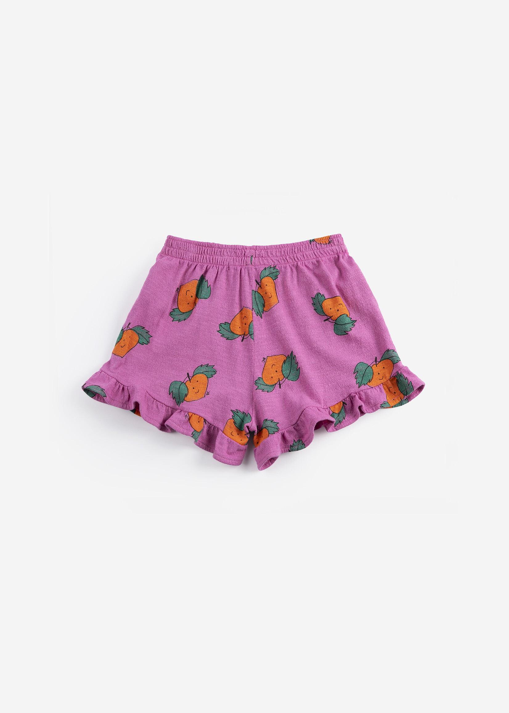 Bobo Choses Tangerine all over ruffled short - Bobo Choses