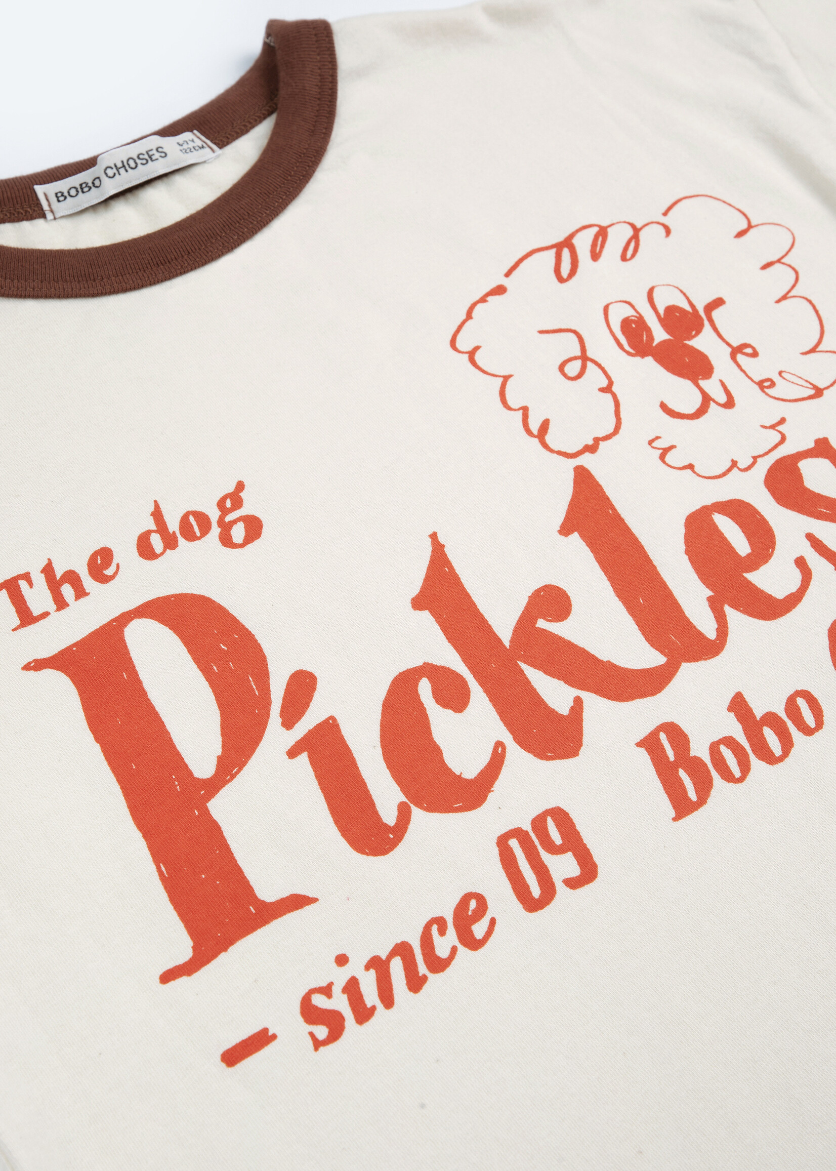 Bobo Choses Pickles the dog tshirt- Bobo Choses