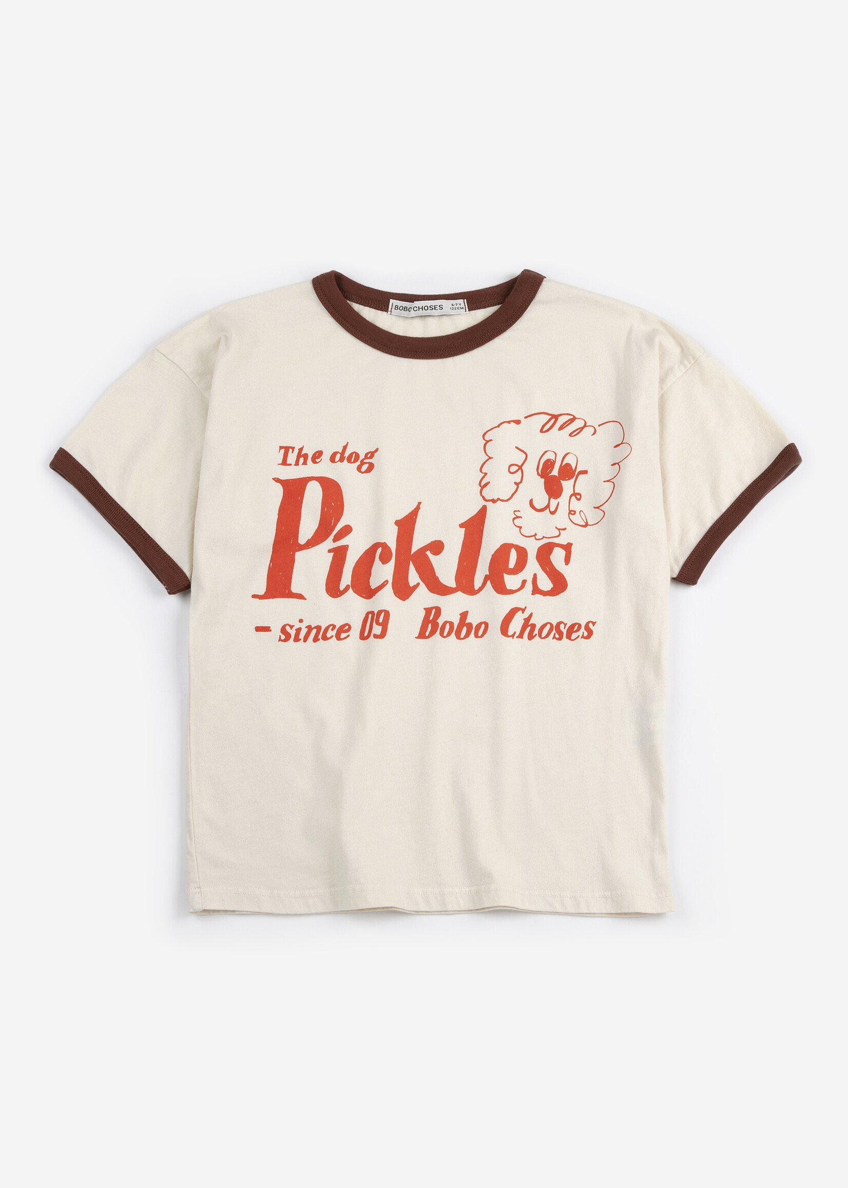 Bobo Choses Pickles the dog tshirt- Bobo Choses