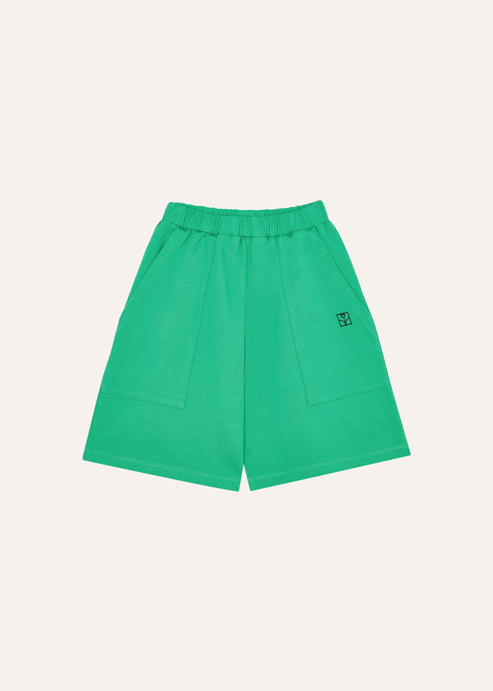 The campamento Green washed  short - The Campamento