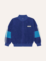 The campamento Blue color block zipped sweatshirt  - The Campamento