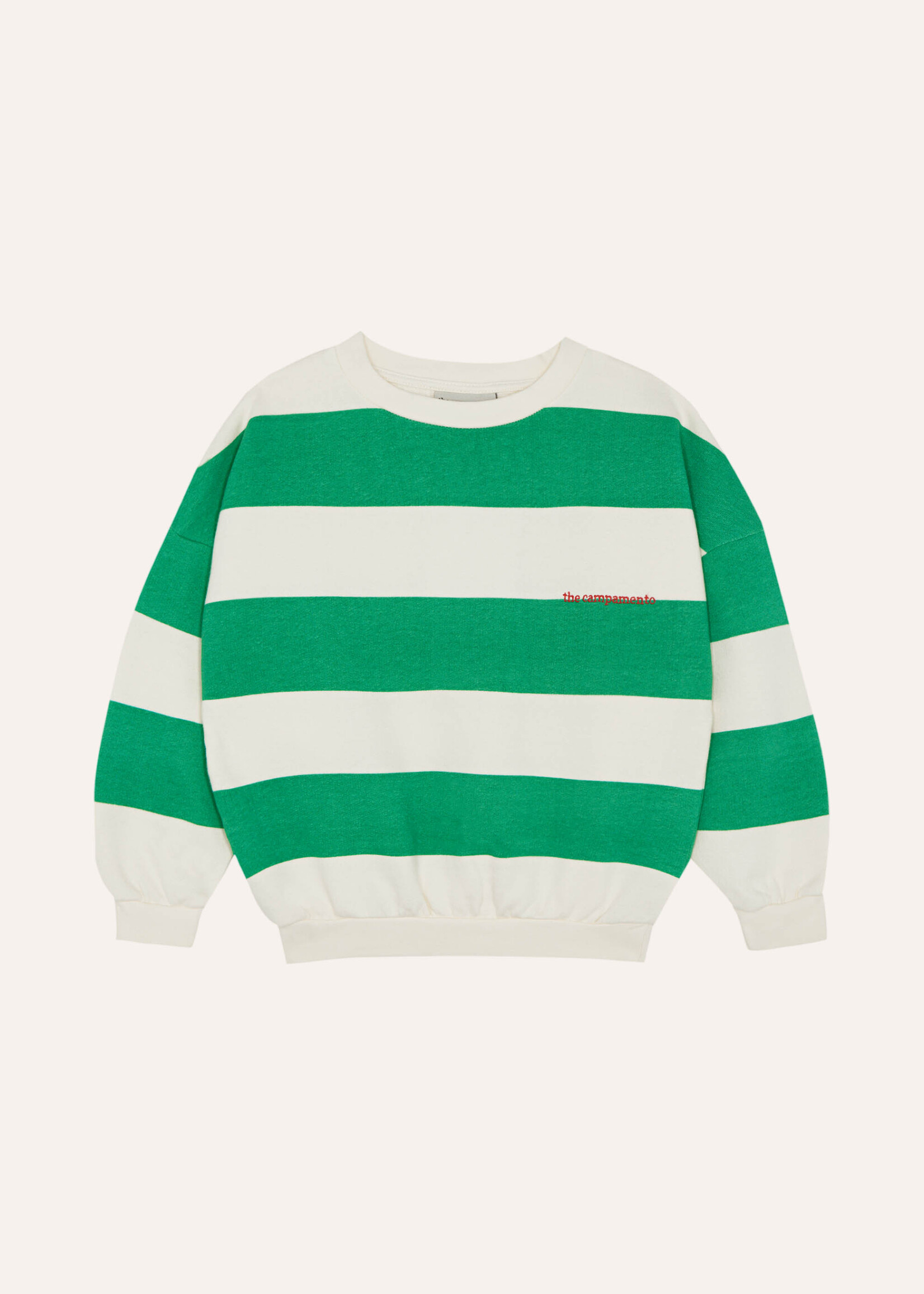 The campamento Green stripes sweatshirt  - The Campamento