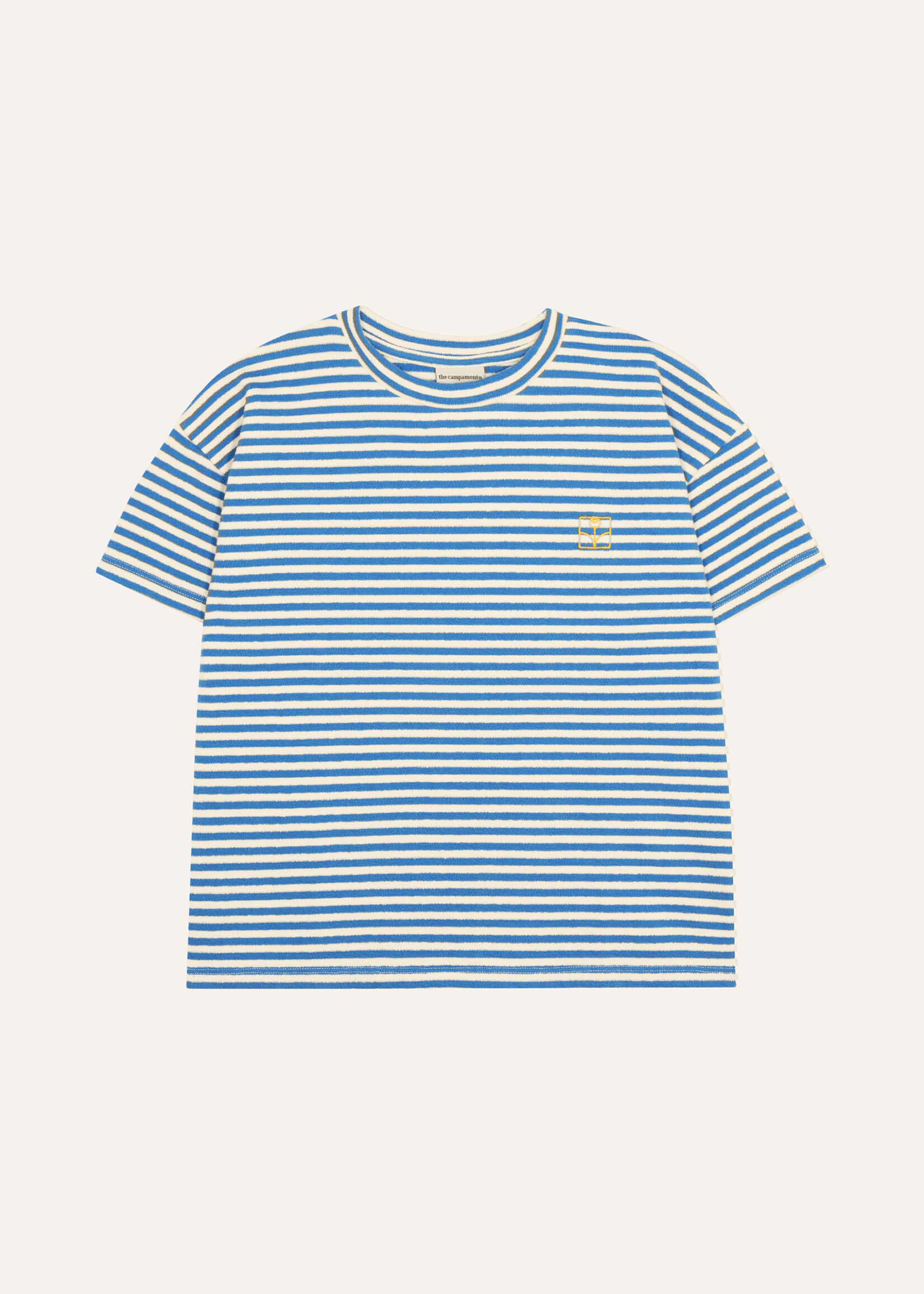 The campamento Blue stripes oversized tshirt - The Campamento