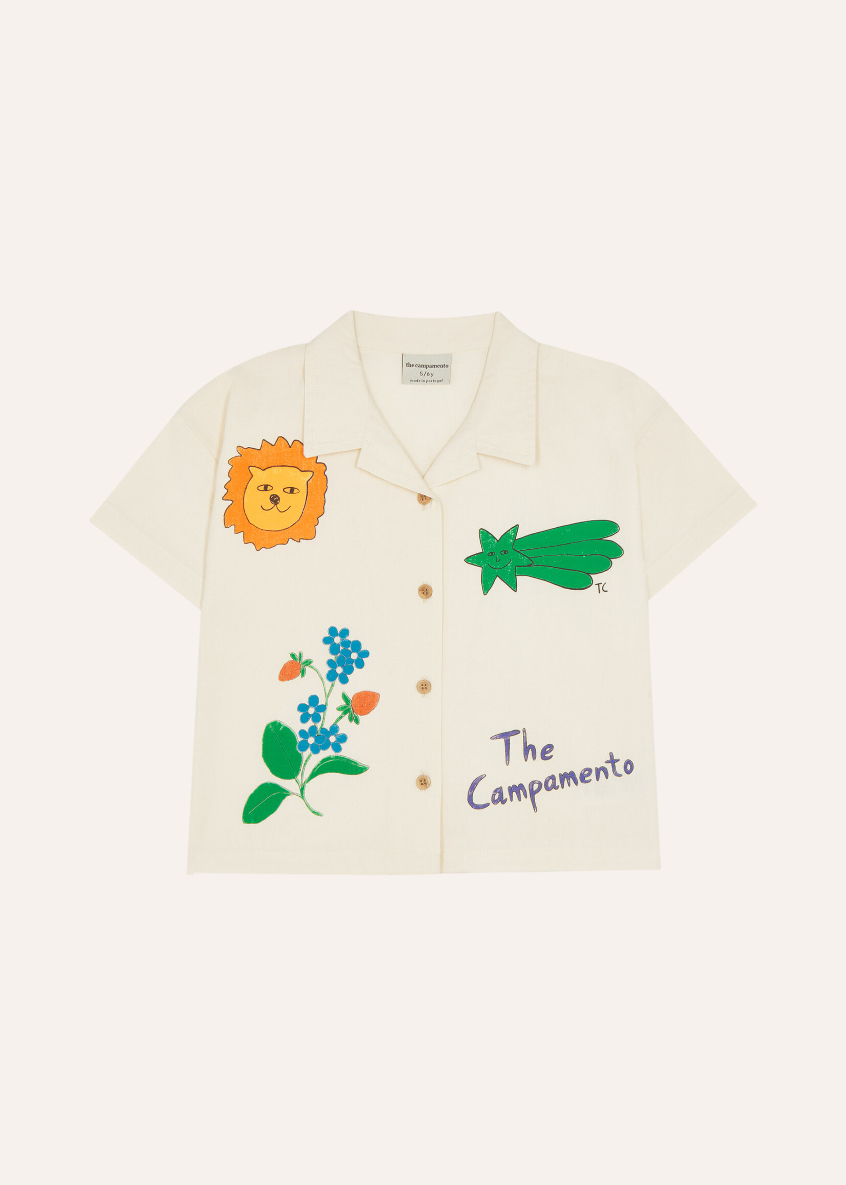 The campamento Drawnings ecru  shirt - The Campamento