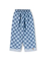 Nixnut Stic pants Jeans block maat 116 - Nixnut