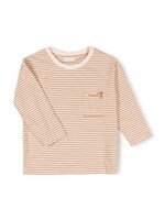 Nixnut Drop shirt Biscuit stripe - Nixnut