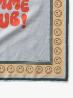 Atelier Pomme Pomme club smiling scarf Dreamy blue - Atelier Pomme