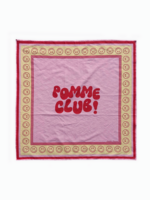 Atelier Pomme Pomme club smiling scarf Bubblegum - Atelier Pomme