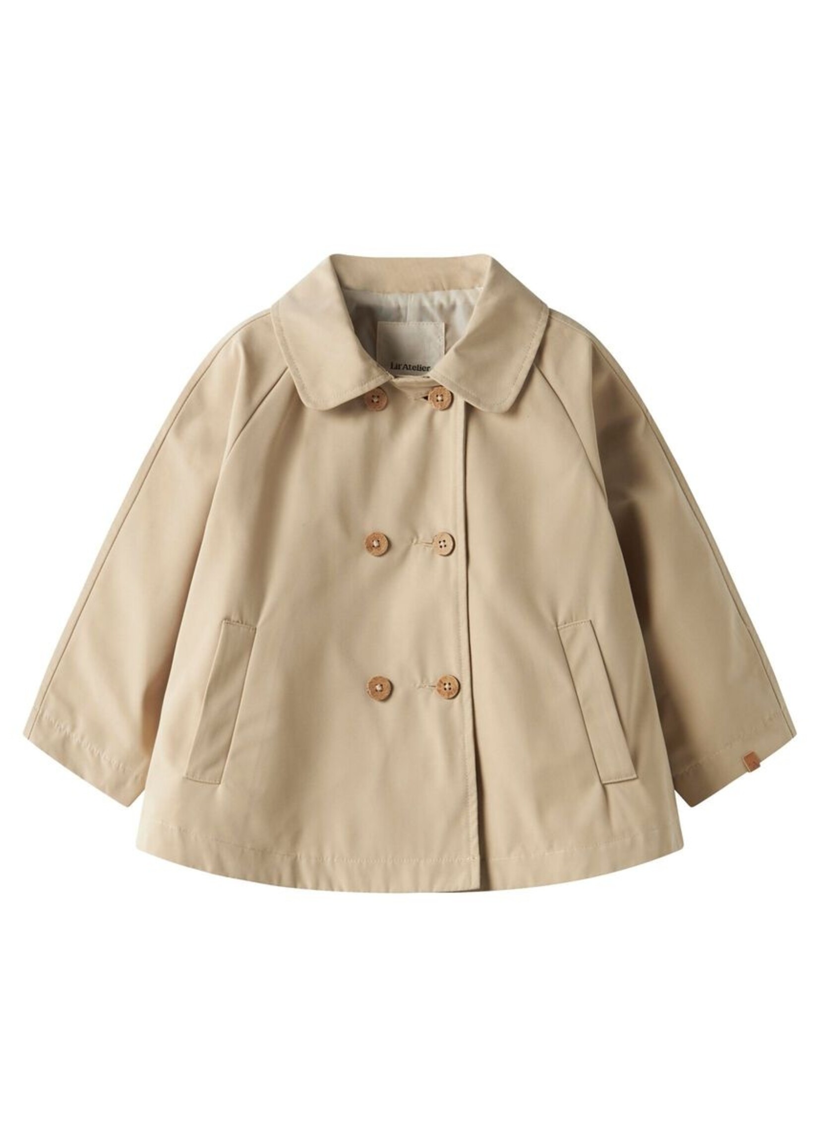 Lil Atelier Lamadelin loose long jacket Safari - lil atelier