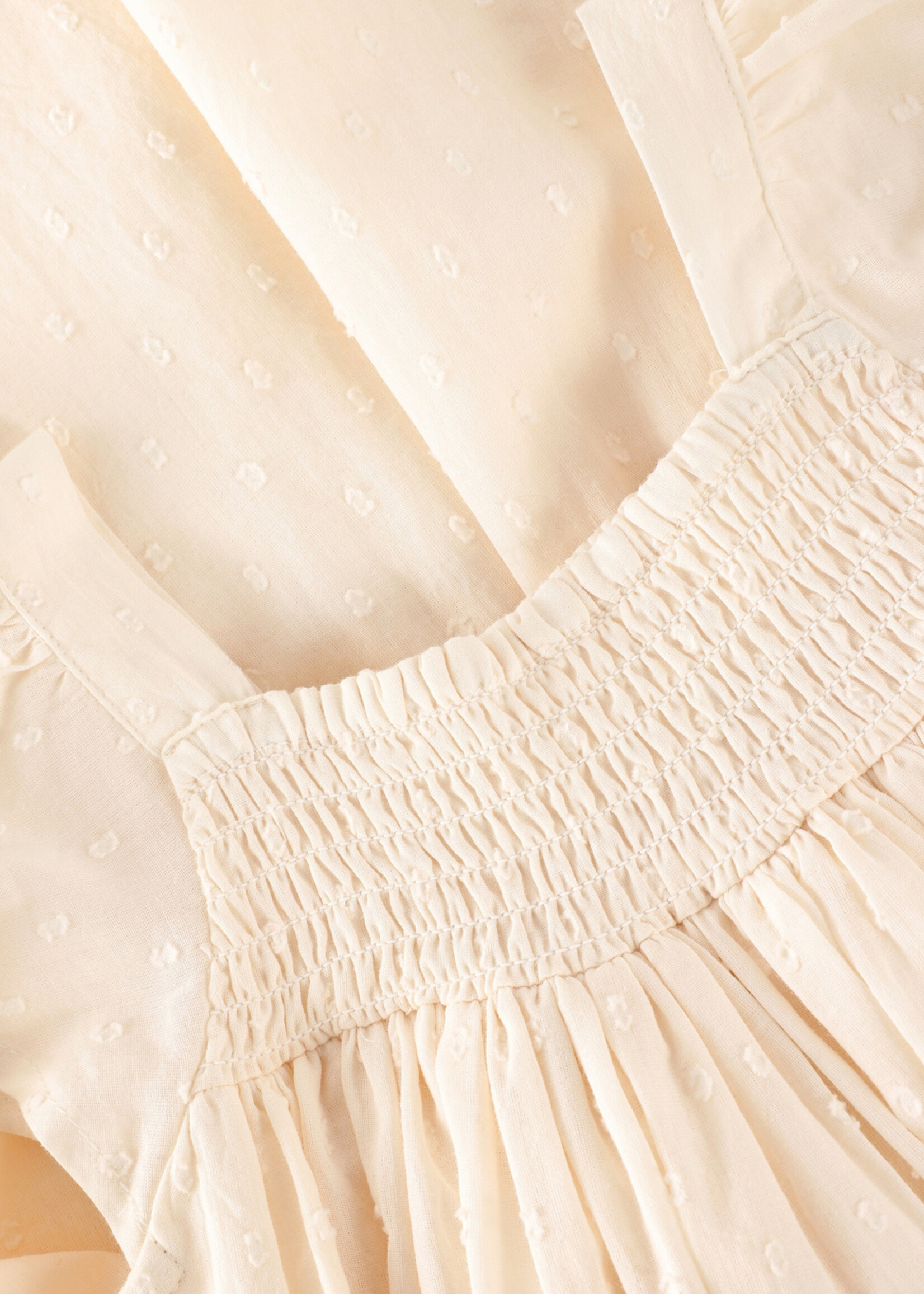 Enfant Dress NS Dobby Eggnog - Enfant