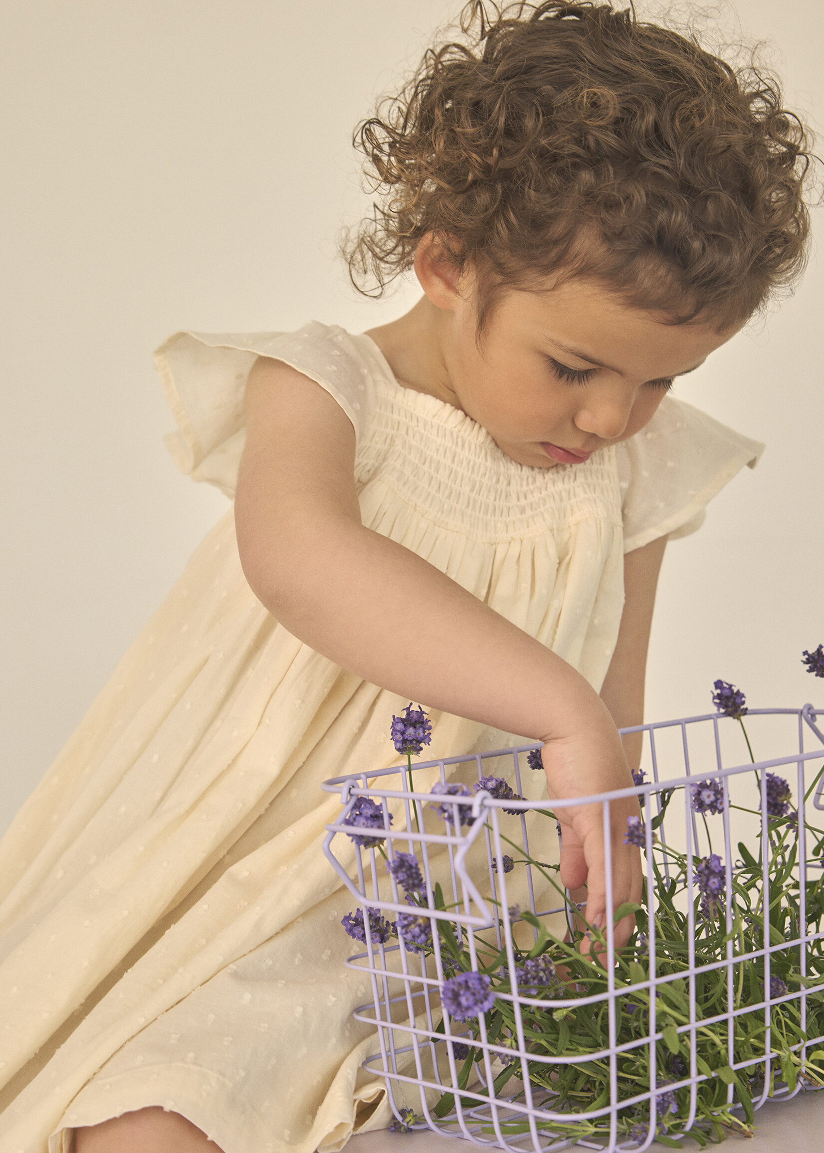 Enfant Dress NS Dobby Eggnog - Enfant