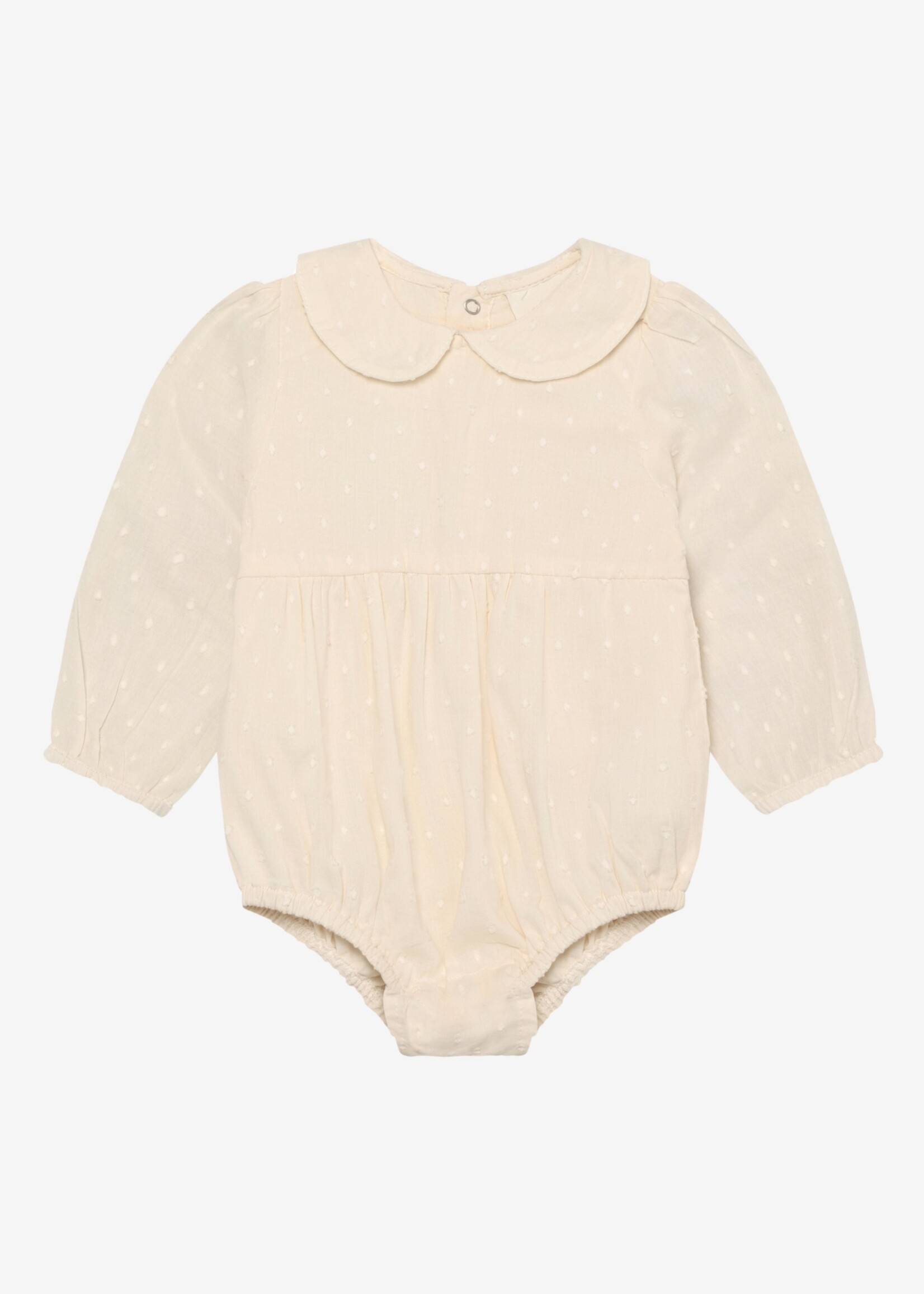 Enfant RomperLS Dobby eggnog - Enfant