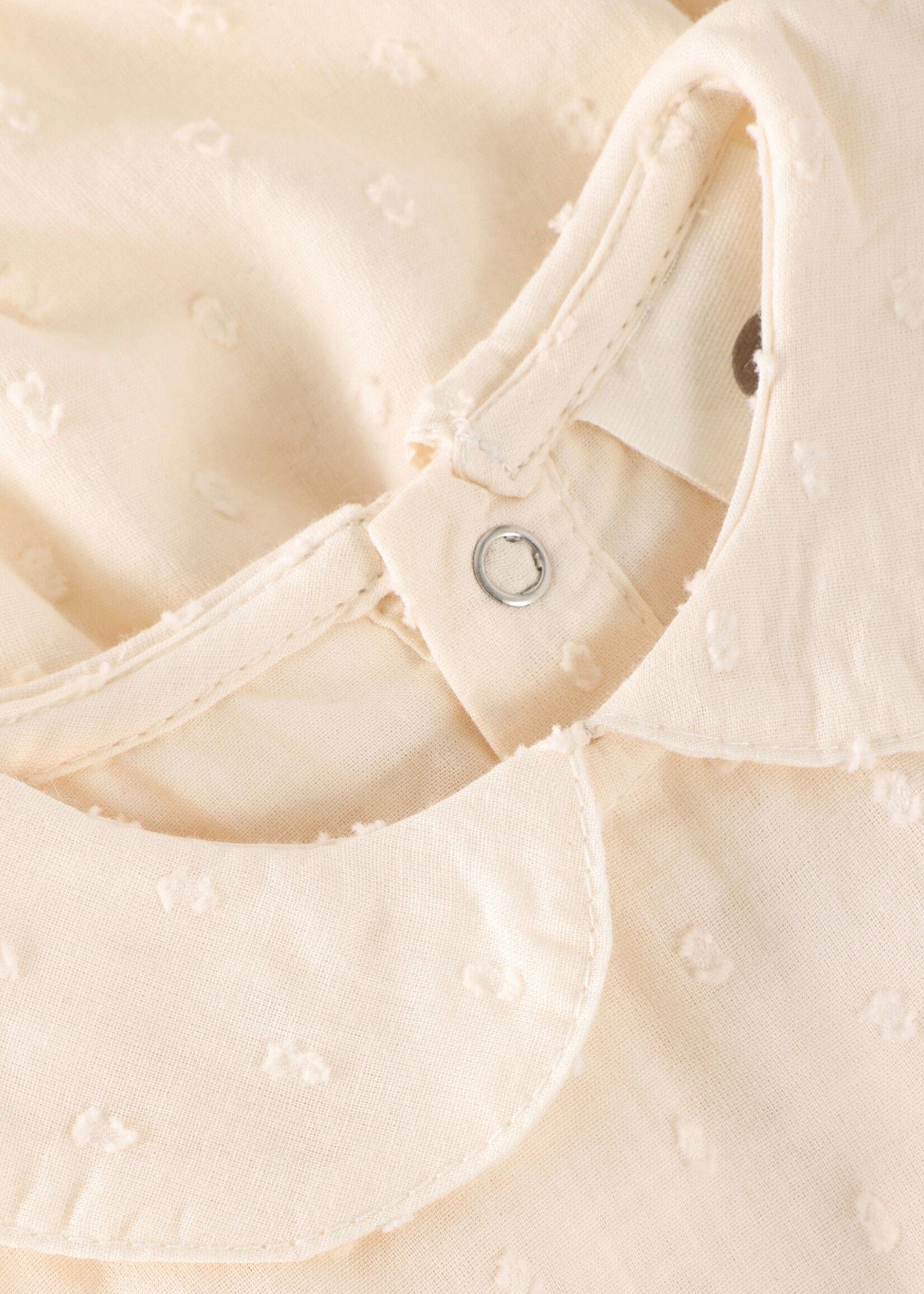 Enfant RomperLS Dobby eggnog - Enfant