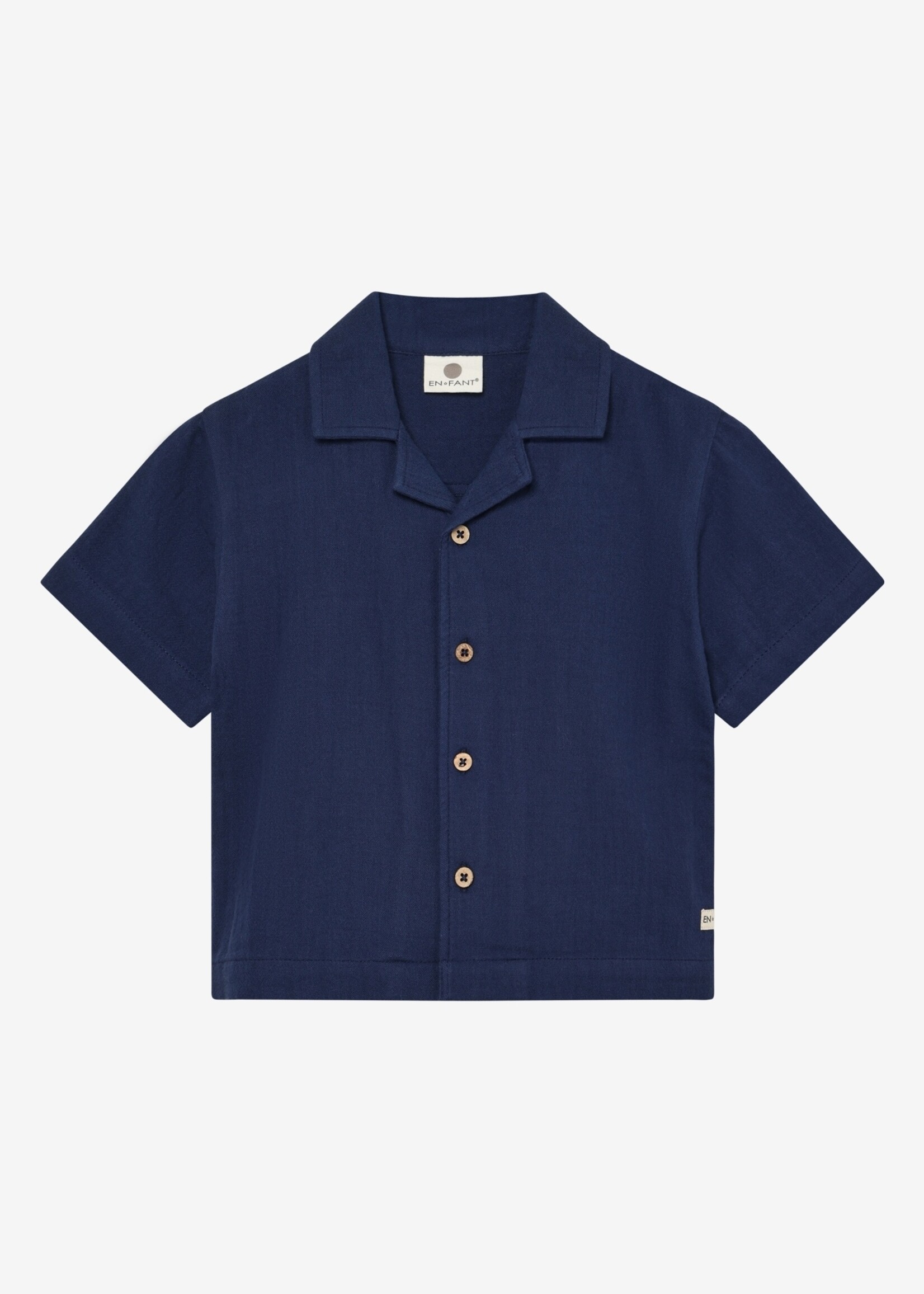 Enfant Shirt SS muslin |  Medieval blue - Enfant