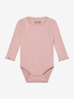 Huttelihut Body LS rib Pale mauve - Huttelihut