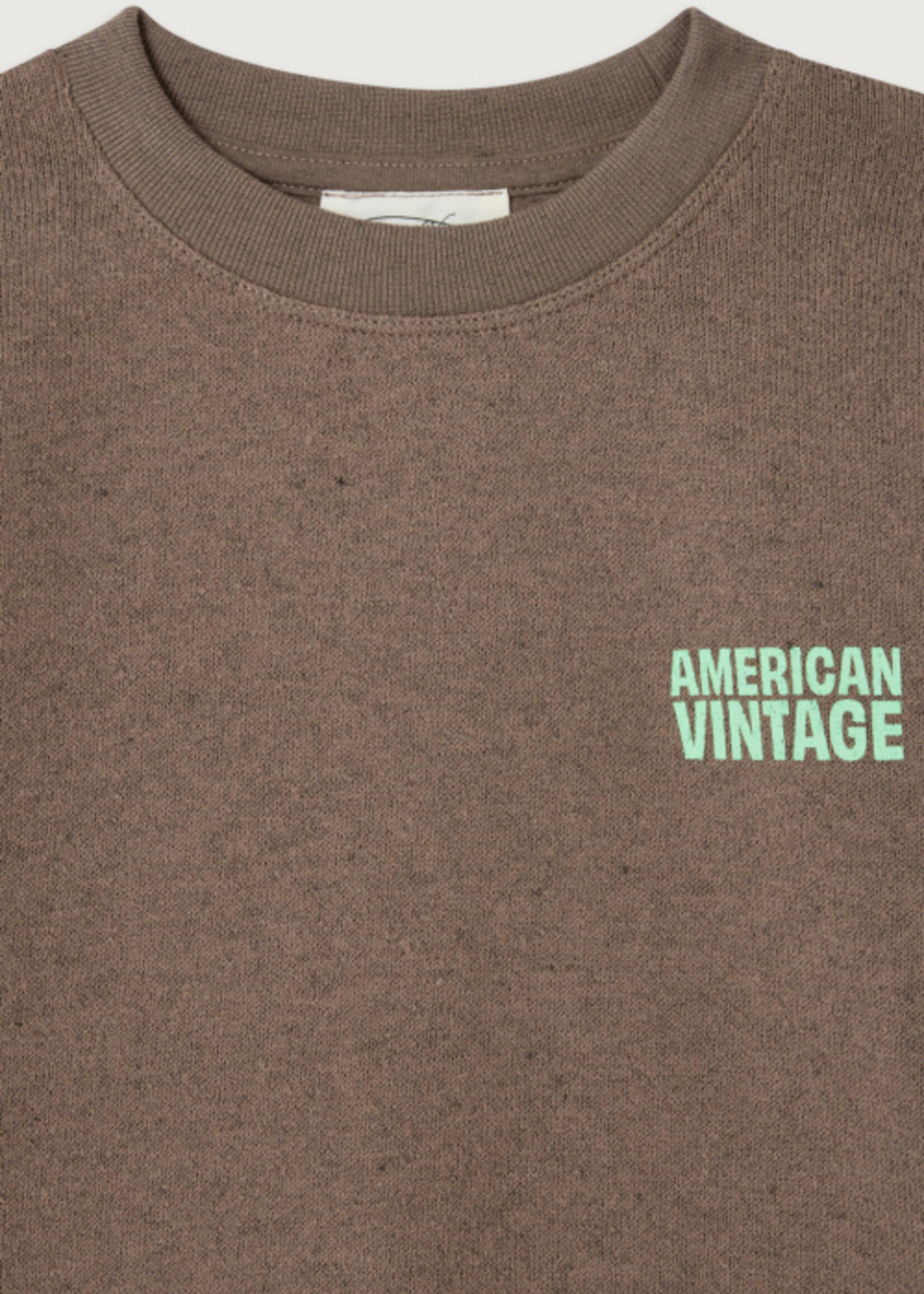 American Vintage Sweater Marron Surteint - American Vintage