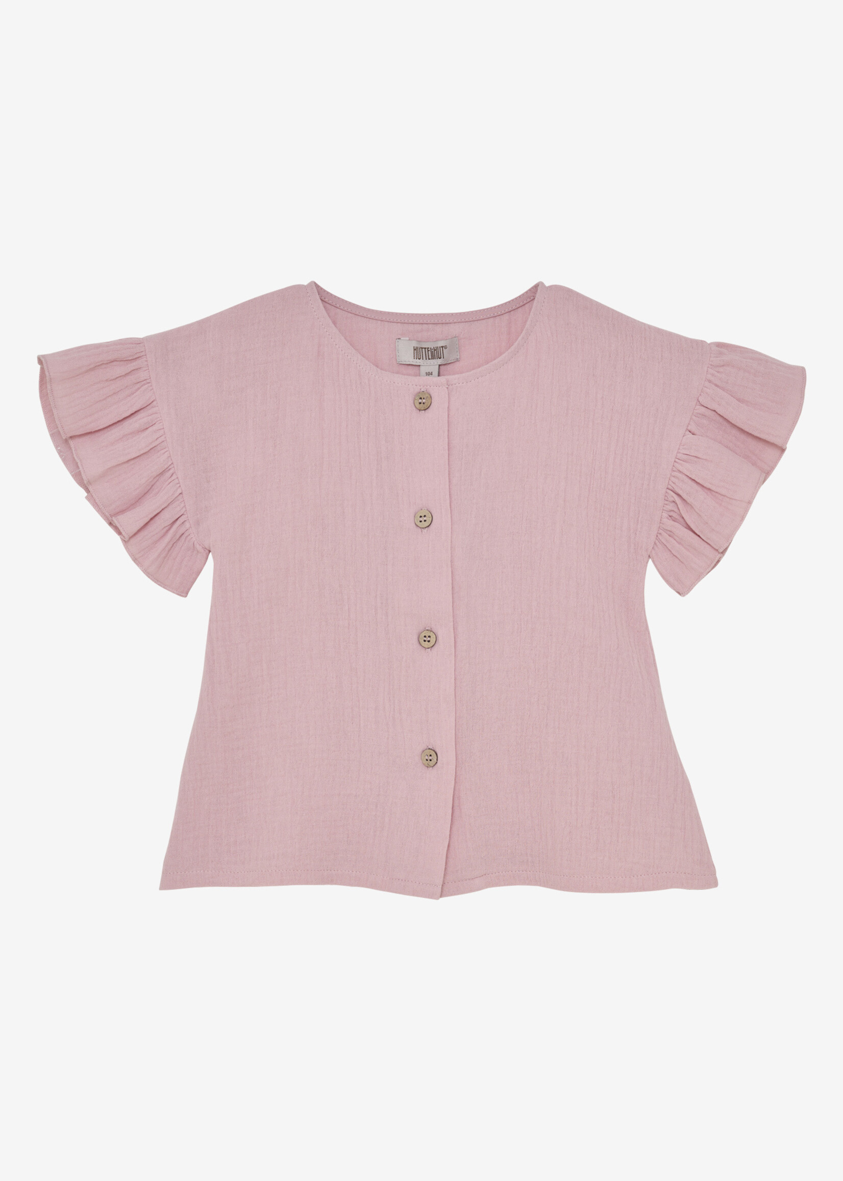 Huttelihut Blouse ss Muslin Pale Mauve - Huttelihut