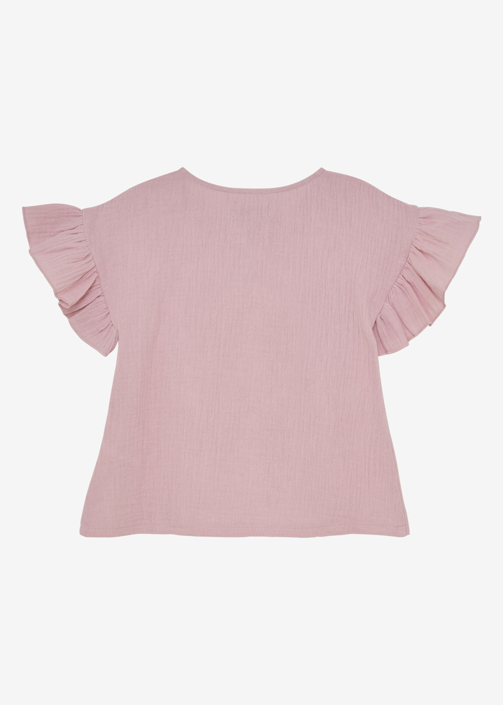 Huttelihut Blouse ss Muslin Pale Mauve - Huttelihut