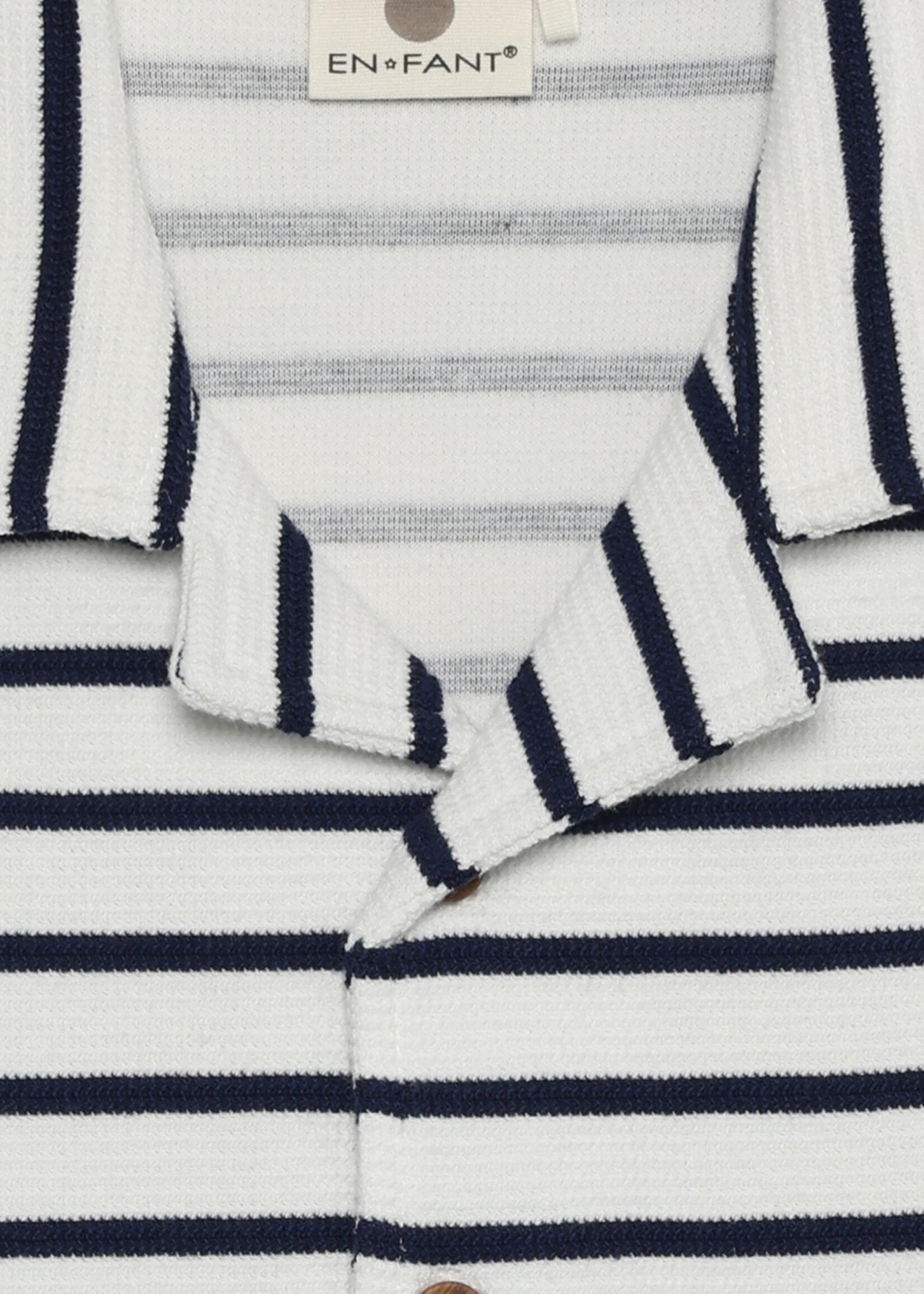 Enfant Shirt sweat stripe  Medival bleu - Enfant