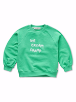 Sproet en Sprout Raglan sweatshirt ice cream champ Jade green - Sproet en Sprout