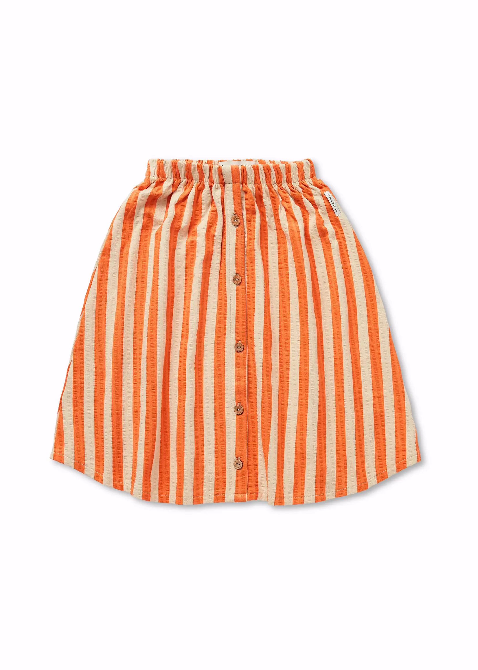 Sproet en Sprout Midi skirt stripes Sesame  - Sproet en Sprout