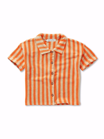 Sproet en Sprout Loose shirt stripes Sesame maat 110 - Sproet en Sprout