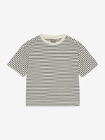 Huttelihut T-shirt ss YD Stripe Navy Blazer - Huttelihut