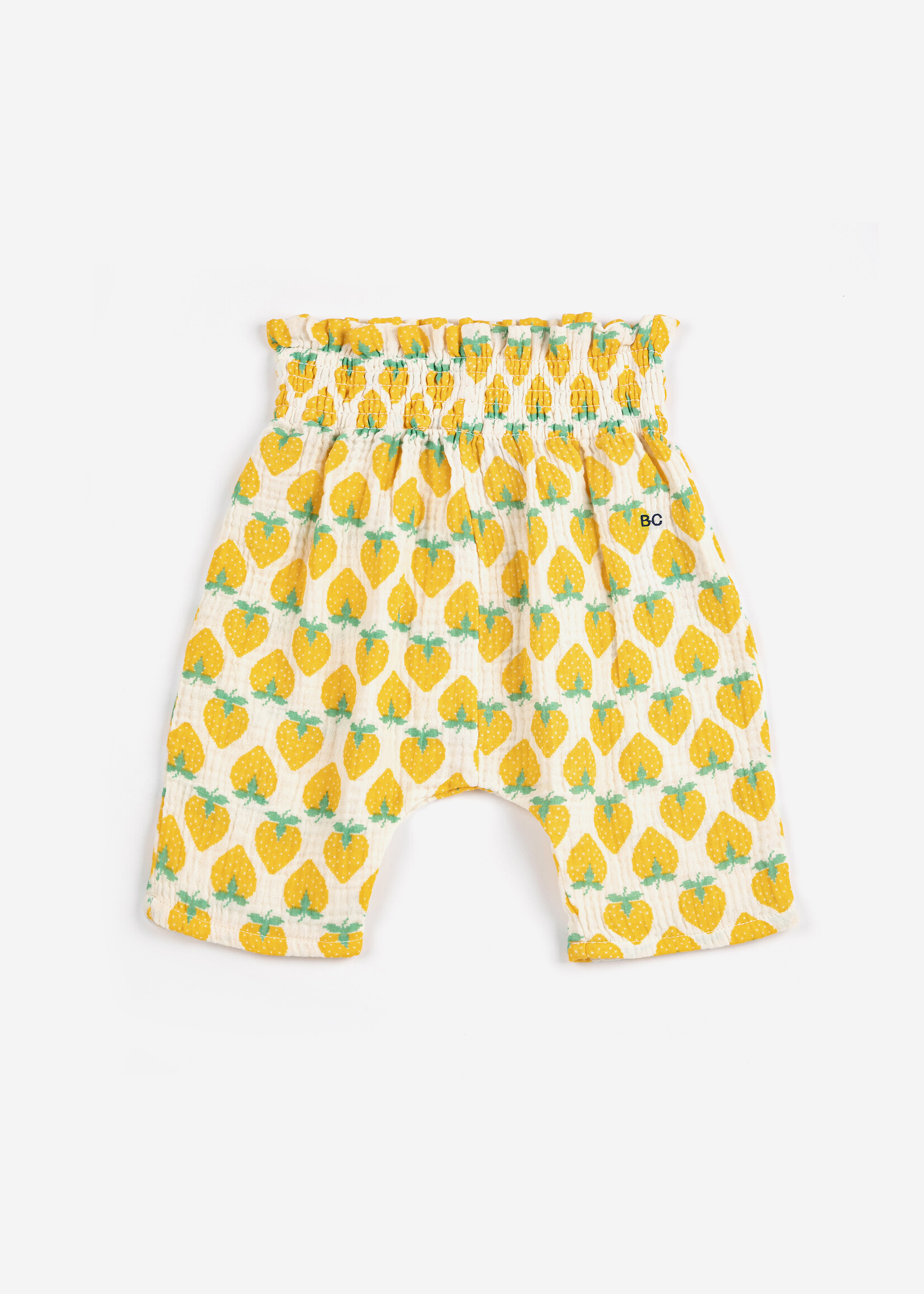 Bobo Choses Strawberries all over woven pants- Bobo Choses